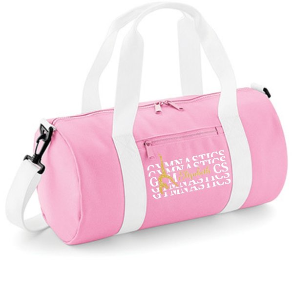 Barrel Bag Sporttasche Gymnastic Turnen Gymnastik  personalisiert mit Namen