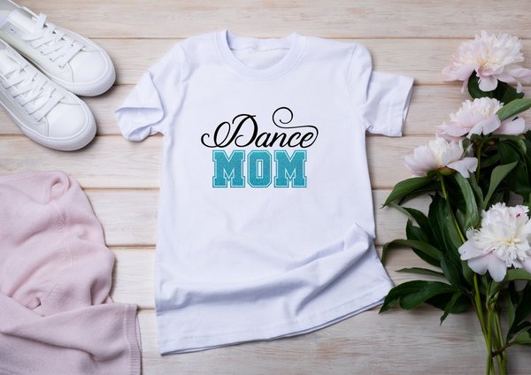 T-Shirt Dance Mom  verschiedene Farben Glitzer