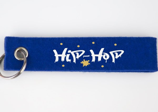 Schlüsselanhänger Schlüsselband Filz - Hiphop - Tanzen  verschiedene Farben