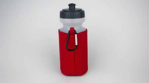 Trinkflasche mit Flaschenhalter - Reiten Pferde  - Glitzer verschiedene Farben Personalisiert